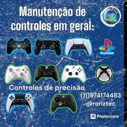 Manutenção de Controles Sony e Microsoft