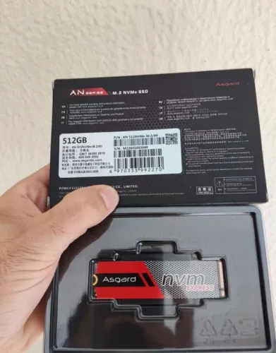 SSD M.2 NVME ASGARD 512GB