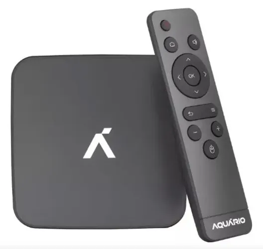 Tv Box Aquário Stv-3000 Plus 4k 16gb Preto Com 2gb Ram