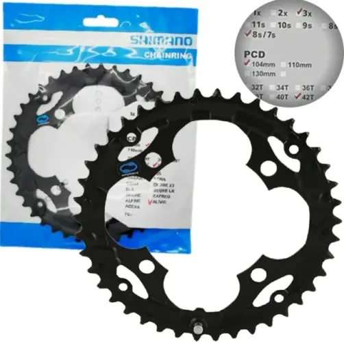 Coroa engrenagem Alivio Fc-m415 42d Bcd 104 Preta (nova)