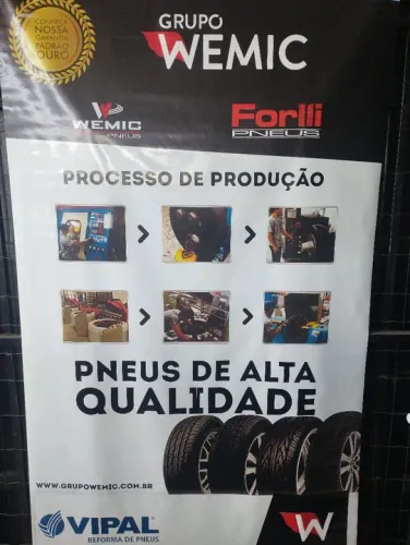 PNEUS 165/70 R13 WEMIC FORLLI 5 ANOS DE GARANTIA