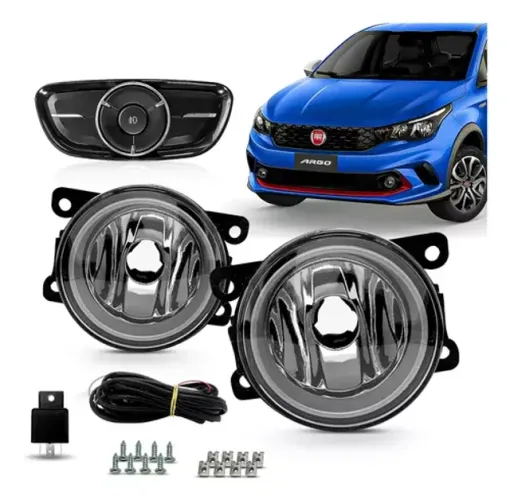 Kit Farol de Milha Fiat Argo / Cronos 17 - 20