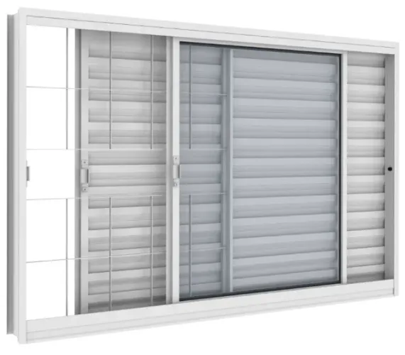 veneziana 6 folhas horizontal- vitrolar 1.5 x 1.0
