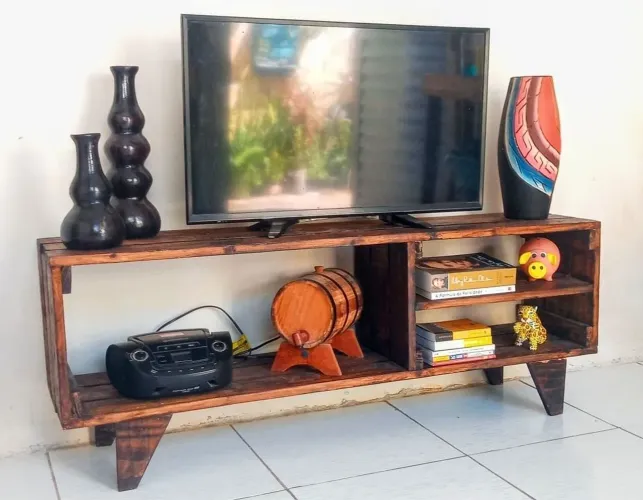 Rack de Madeira para TV