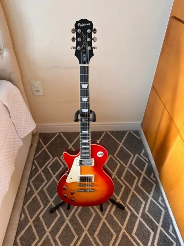 Guitarra Epiphone Les Paul Model Standar Pro Canhoto