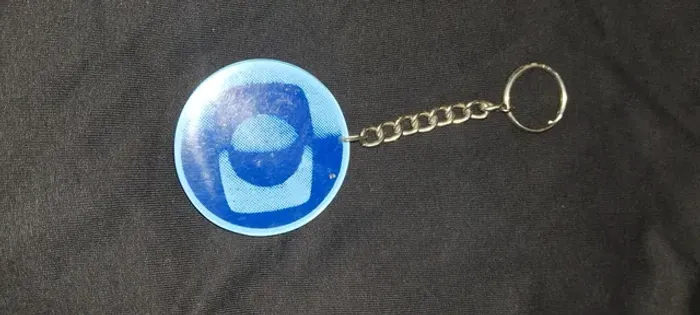 Rede Globo de Televisão Antigo e Raro Chaveiro da Marca