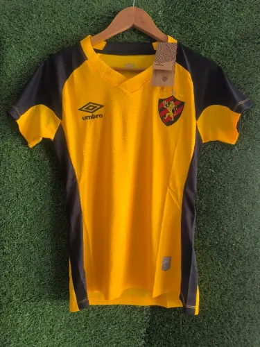 Camisa Sport amarela nova feminina