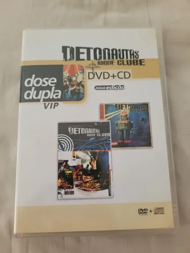DVD Detonautas Roque Clube Dose Dupla Vip (DVD + CD)