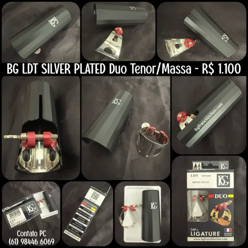 ? Abraçadeira BG LDT SILVER PLATED DUO - Sax Tenor ?