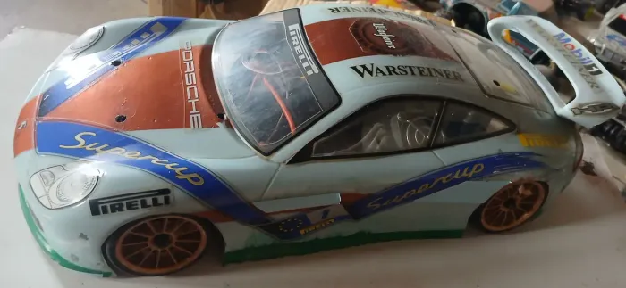 PROMOÇÃO!! BOLHA PORSCHE CARRERA 1/10 AUTOMODELOS FURAÇÃO TAMIYA 