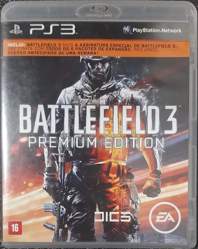 Battlefield 3 Premium Edition - PS3 semi-novo 