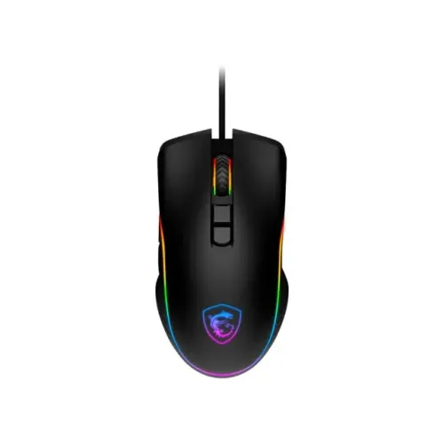 Mouse Gamer MSI Forge GM300, RGB, 7200 DPI, 7 Botões, Preto, Novo, Lacrado