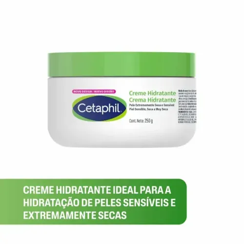 KIT com 3 unidades Creme Hidratante Cetaphil 250g (Novo Lacrado)