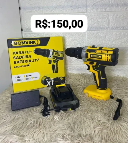 Parafusadeira/Furadeira 21V Bomvink