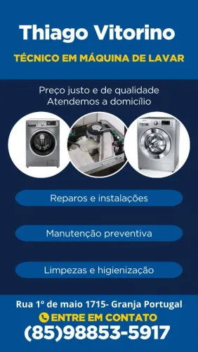 Assistência técnica em lava e seca Samsung, Mideia,LG, Philco 