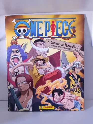 Álbum de figurinhas One piece completo