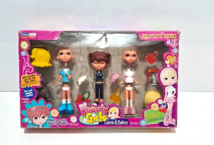 Kit Bonecas Beauty Girls - Cabelo e Beleza