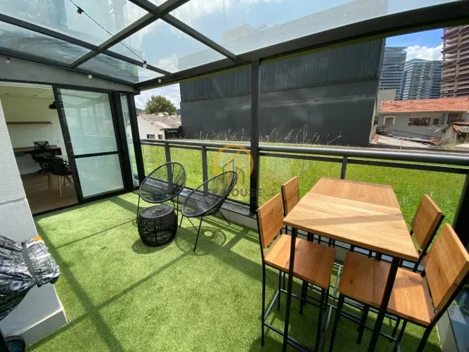 LOCAÇÃO APARTAMENTO GARDEN MOBILIADO LAZER CHÁCARA SANTO ANTÔNIO 77M²