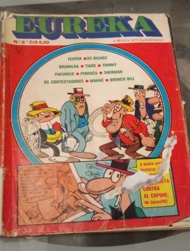Revista Eureka 8 - A revista dos quadrinhos (Editora Vecchi)
