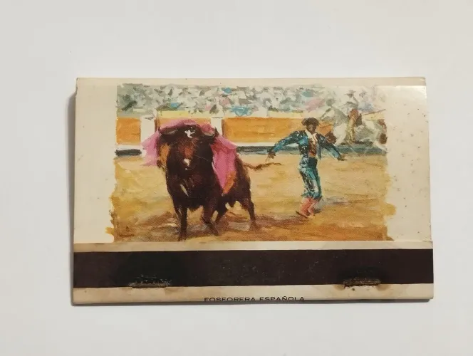 Caixa de Fósforo Promocional Antiga da Espanha