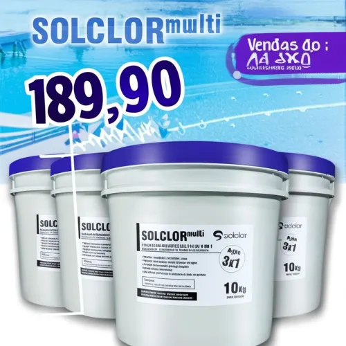 Solclor Multi - Cloro para Piscina 10kg