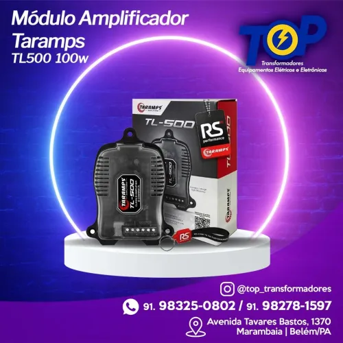 Módulo de força Taramps TL500 2 canais 
