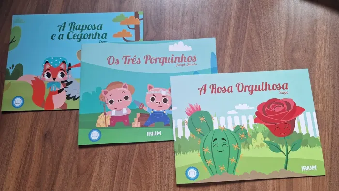 A Rosa orgulhosa / Os três porquinhos / A Raposa e a Cegonha