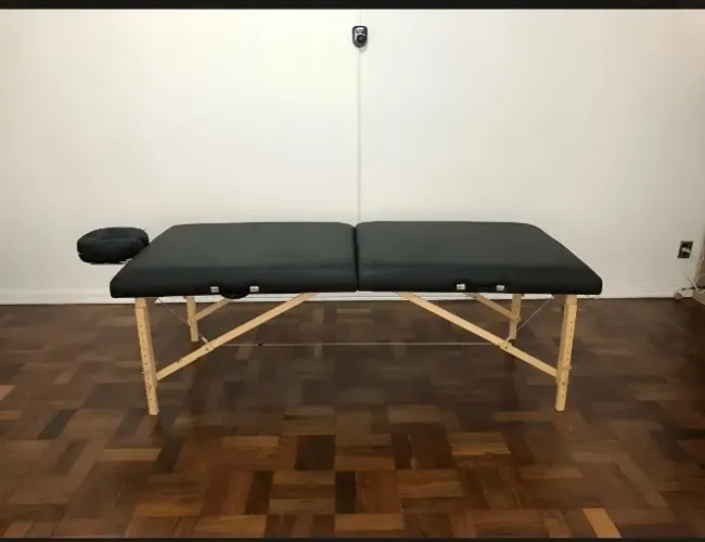 Maca Portátil Legno Antares 80cm Preto Para Massagem (SEM A TRAVA DE FECHAMENTO)
