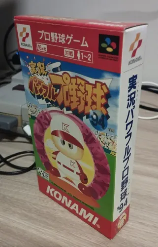 Jikkyo Powerful Pro Yakyu '94 (ou PawaPRO)- Original Importado do Japão - SUPER FAMICOM