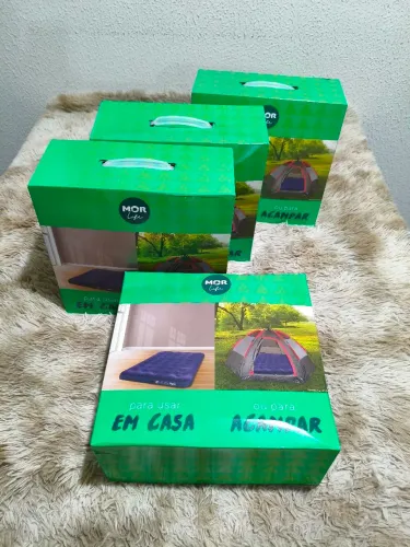 Colchão de casal com inflador embutido 