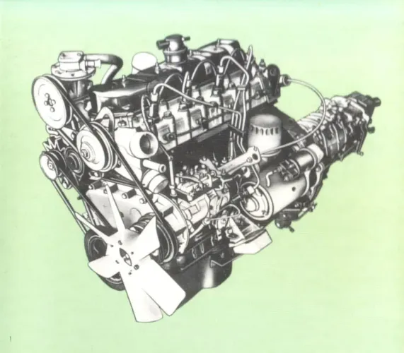 Ficha técnica manual do motor da Peugeot 504 diesel 