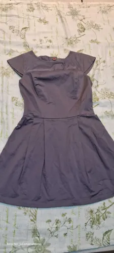 Vestido Cavendish cinza