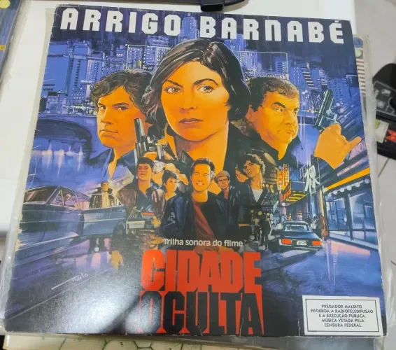 LP Trilha Sonora Cidade Oculta - Arrigo Barnabé