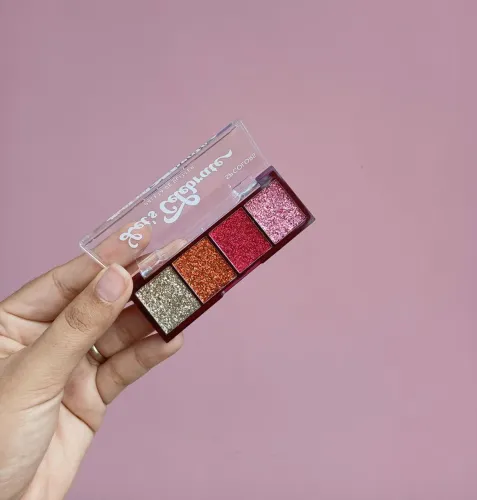 Paleta de Sombras Glitter 4 Cores