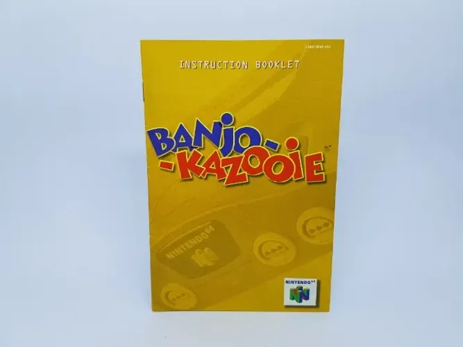Apenas O Manual - Banjo - Kazooie - Nintendo 64 - Original - ( Usa )