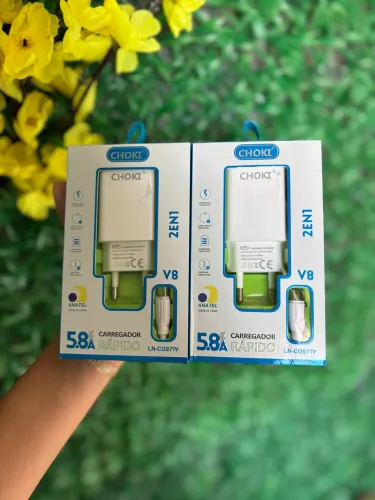 Carregador USB-V8 5.8A CHOKI