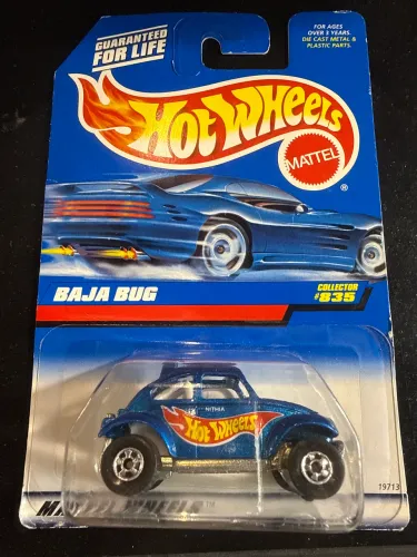 HOT WHEELS COLLECTOR # 835 BLUE VW BAJA BUG