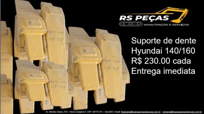 Dentes de escavadeiras