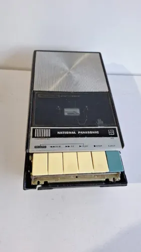 Gravador National anos 70, 110V funcionando, 119,00 teste na hora somos loja - 2810