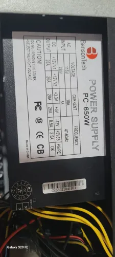 Fonte PC 650W - Banson Tech