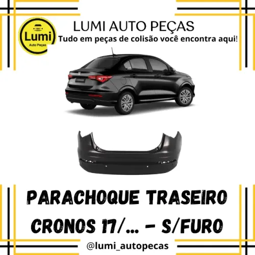 Parachoque Traseiro Cronos 2018/... - NOVO 