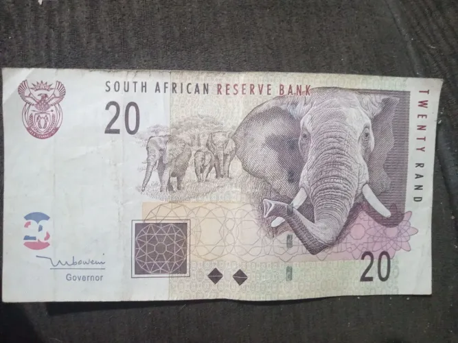 Nota de 20 Rand da África do Sul