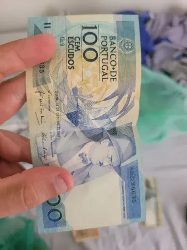 Nota de 100 Escudos Portuguesa - 1986