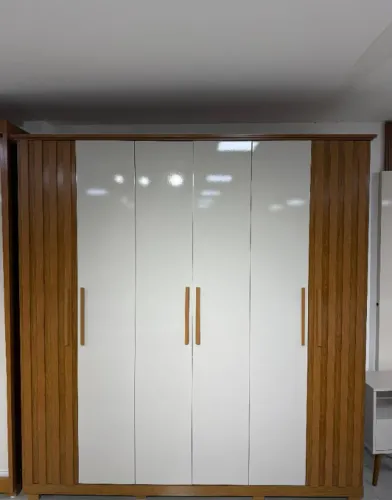 Guarda Roupa 6 Portas 6 Gavetas Ripado 100% MDF (FAZEMOS ENTREGA DF E ENTORNO)
