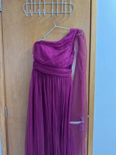 Vestido de Festa Longo Fúcsia