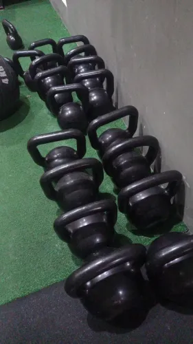 Kettlebells emborrachado 17,00 o kilo