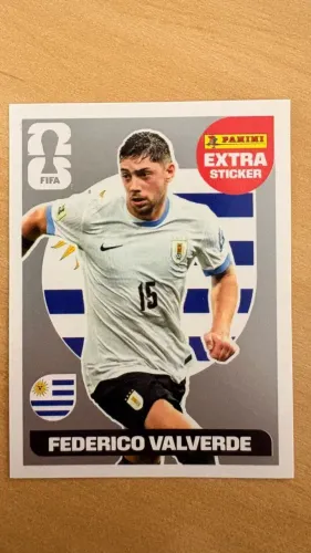 Figurinha Legend - Copa do Mundo 2026 - Federico Valverde - Uruguai - Prata - Original