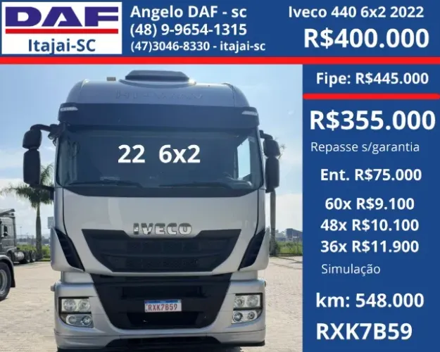 Iveco 440 6x2 2022