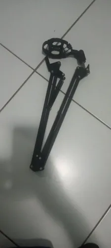 Kit de microfone + suporte 