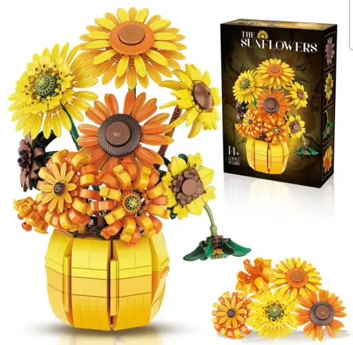 Lego Girassóis com vaso